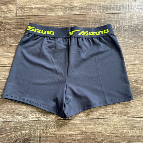Mizuno Shorts Mizuno Dark Grey Volleyball Shortsspandex Poshmark